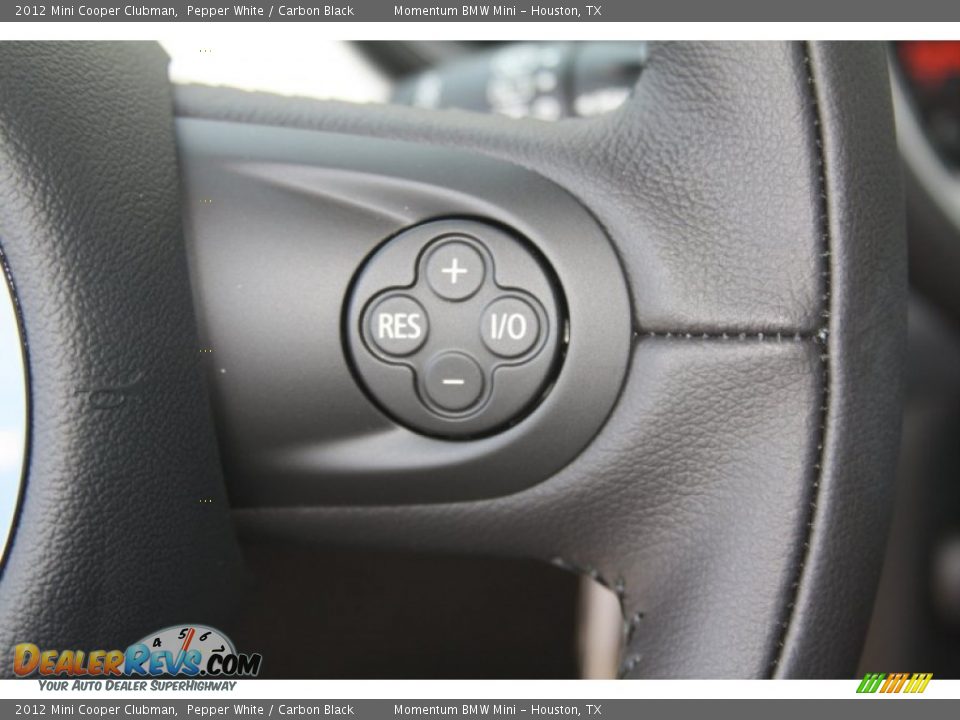 2012 Mini Cooper Clubman Pepper White / Carbon Black Photo #20
