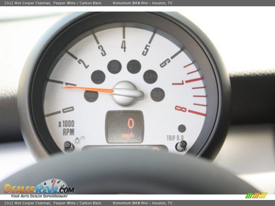2012 Mini Cooper Clubman Pepper White / Carbon Black Photo #22