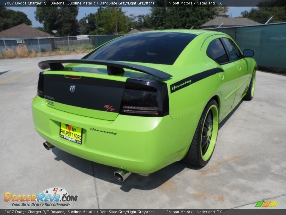 2007 Dodge Charger R/T Daytona Sublime Metallic / Dark Slate Gray/Light Graystone Photo #3