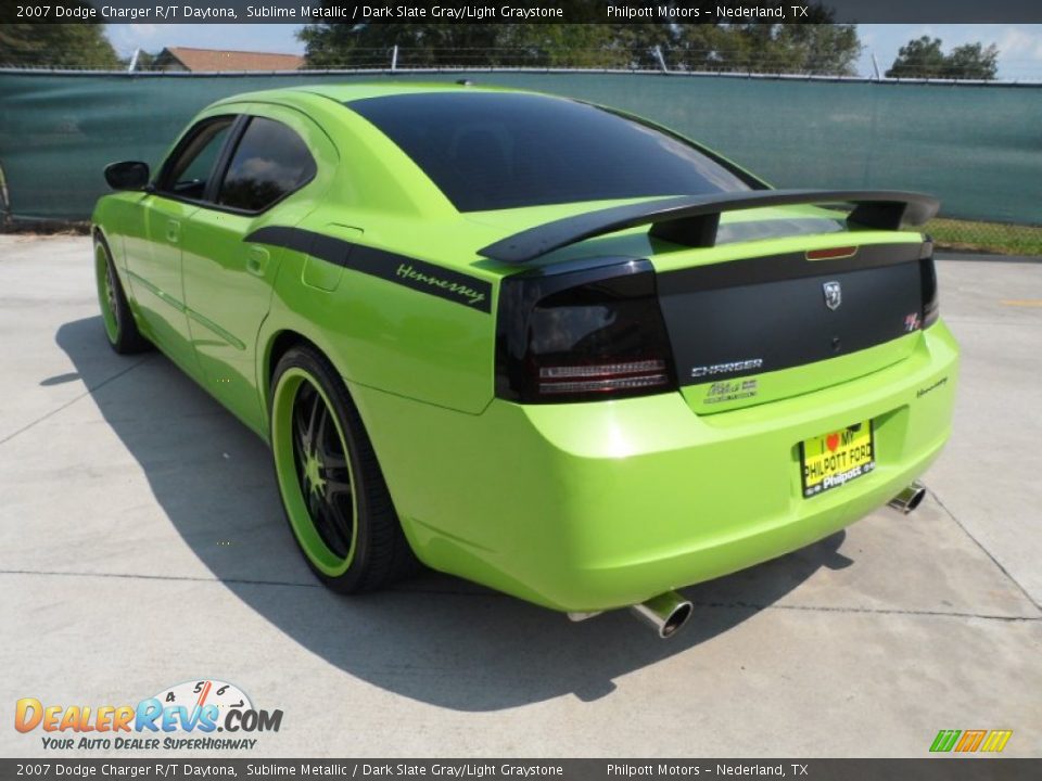 2007 Dodge Charger R/T Daytona Sublime Metallic / Dark Slate Gray/Light Graystone Photo #5