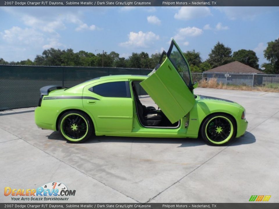 2007 Dodge Charger R/T Daytona Sublime Metallic / Dark Slate Gray/Light Graystone Photo #33