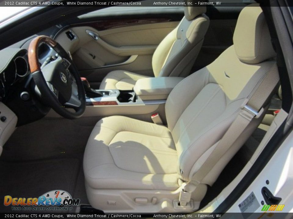 Cashmere/Cocoa Interior - 2012 Cadillac CTS 4 AWD Coupe Photo #13