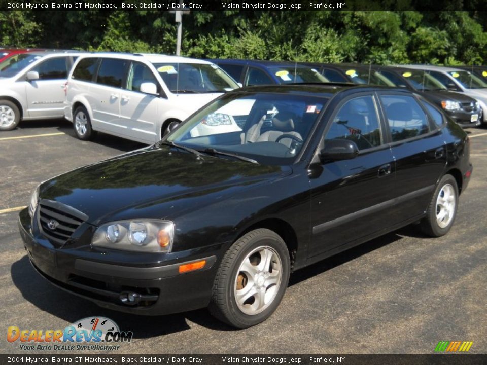 Front 3/4 View of 2004 Hyundai Elantra GT Hatchback Photo #1