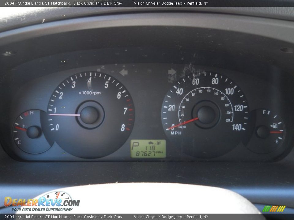 2004 Hyundai Elantra GT Hatchback Gauges Photo #23