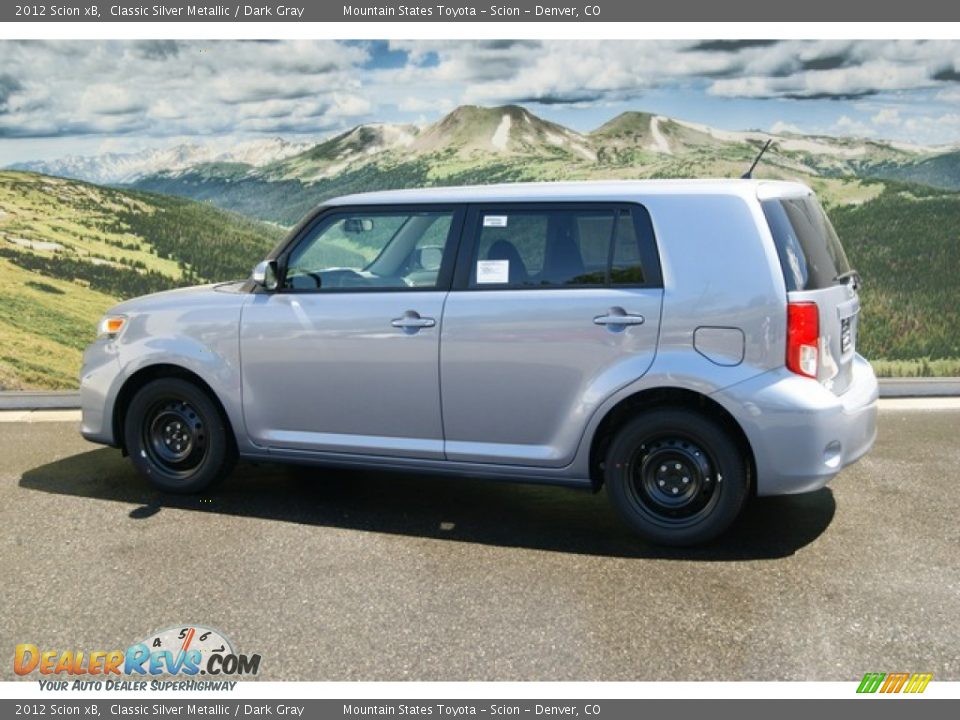 2012 Scion xB Classic Silver Metallic / Dark Gray Photo #3