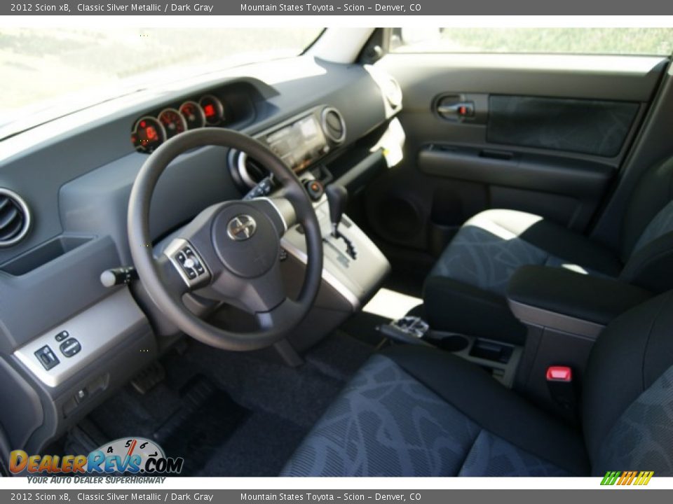 2012 Scion xB Classic Silver Metallic / Dark Gray Photo #4