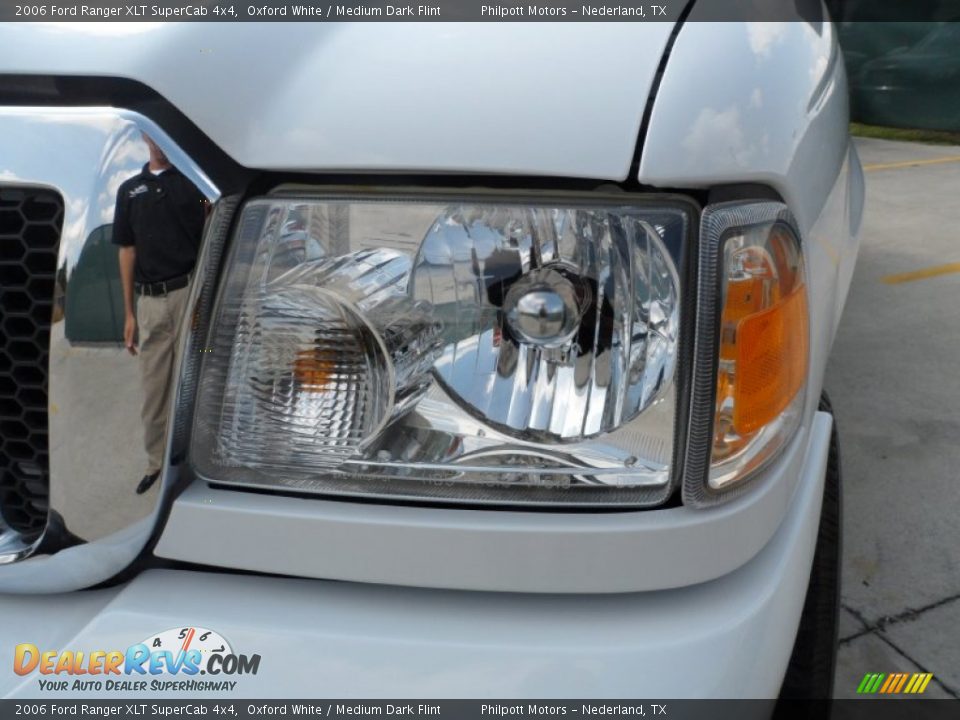 2006 Ford Ranger XLT SuperCab 4x4 Oxford White / Medium Dark Flint Photo #9