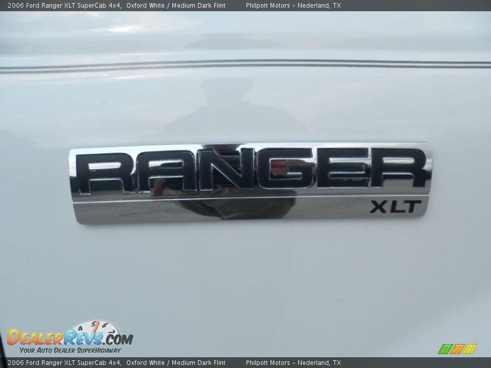 2006 Ford Ranger XLT SuperCab 4x4 Oxford White / Medium Dark Flint Photo #16