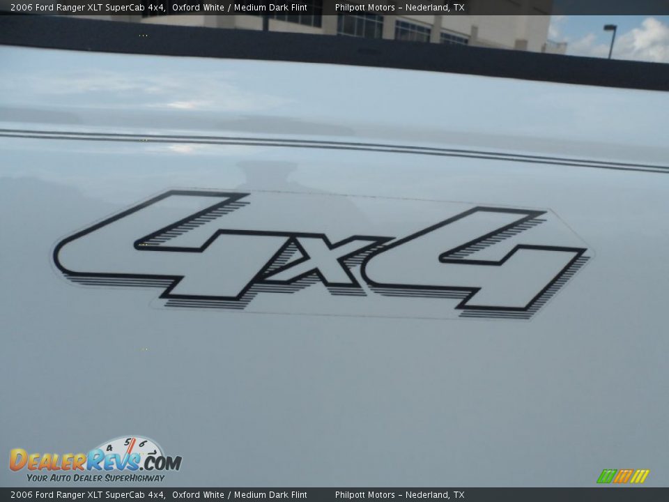 2006 Ford Ranger XLT SuperCab 4x4 Oxford White / Medium Dark Flint Photo #19
