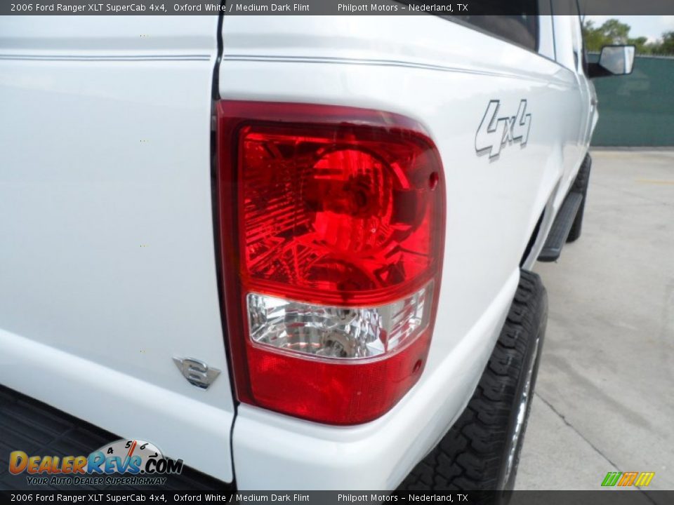 2006 Ford Ranger XLT SuperCab 4x4 Oxford White / Medium Dark Flint Photo #20