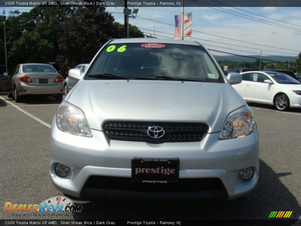 2006 Toyota Matrix XR AWD Silver Streak Mica / Dark Gray Photo #2