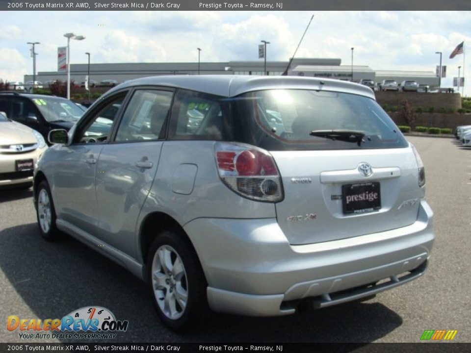 2006 Toyota Matrix XR AWD Silver Streak Mica / Dark Gray Photo #4