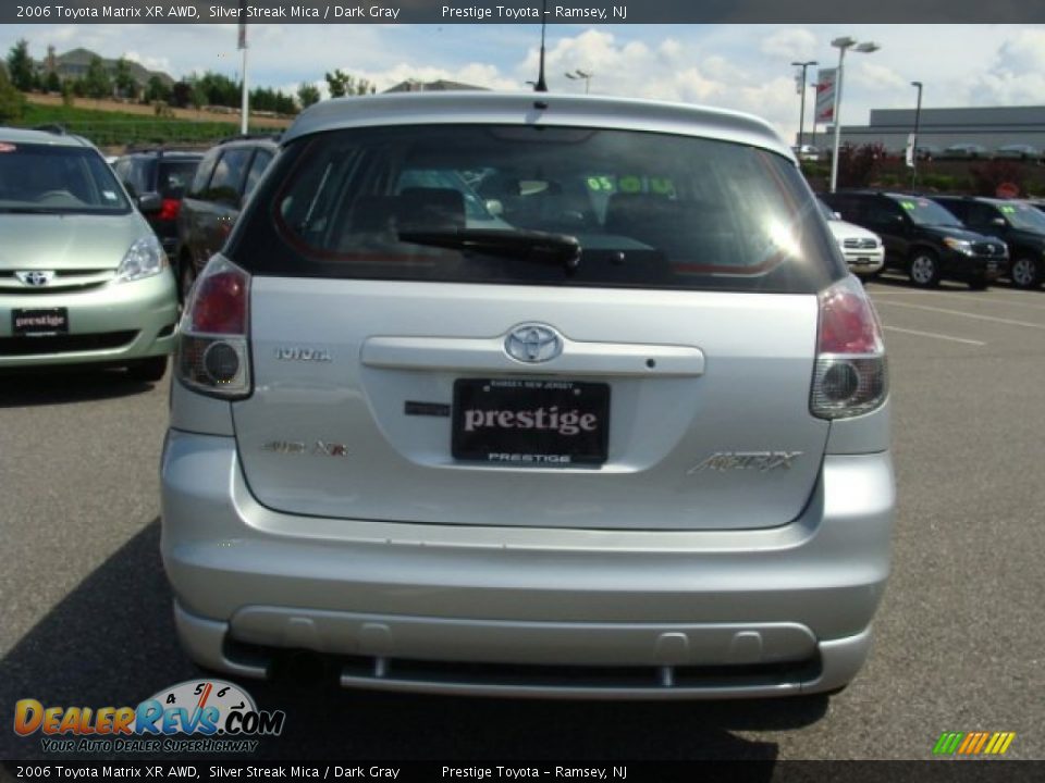 2006 Toyota Matrix XR AWD Silver Streak Mica / Dark Gray Photo #5