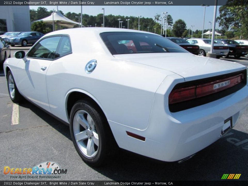 2012 Dodge Challenger SXT Bright White / Dark Slate Gray Photo #2