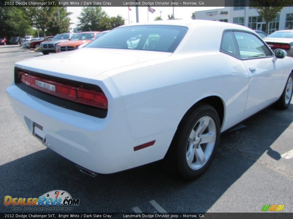 2012 Dodge Challenger SXT Bright White / Dark Slate Gray Photo #3