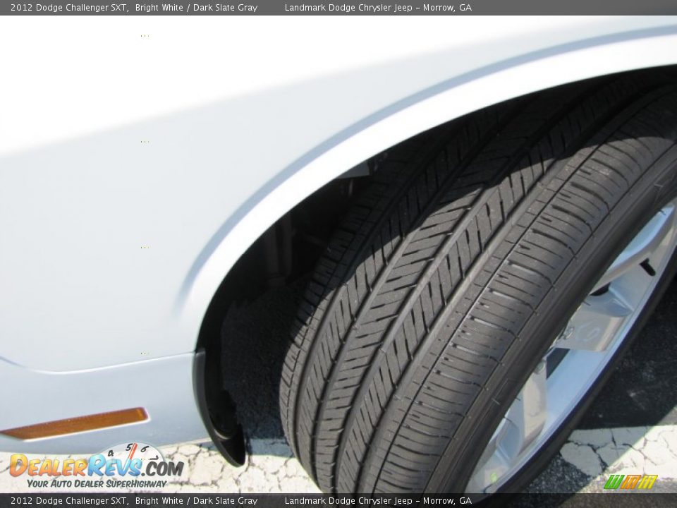 2012 Dodge Challenger SXT Bright White / Dark Slate Gray Photo #10