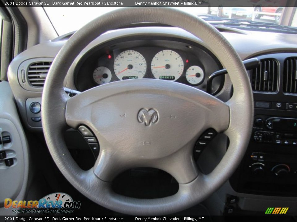 2001 Dodge Caravan SE Steering Wheel Photo #6