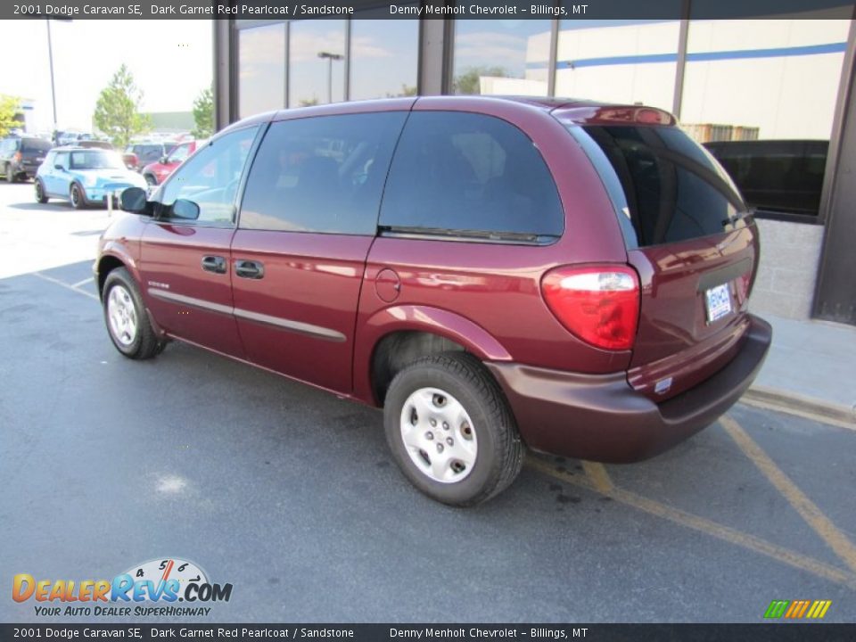 Dark Garnet Red Pearlcoat 2001 Dodge Caravan SE Photo #20