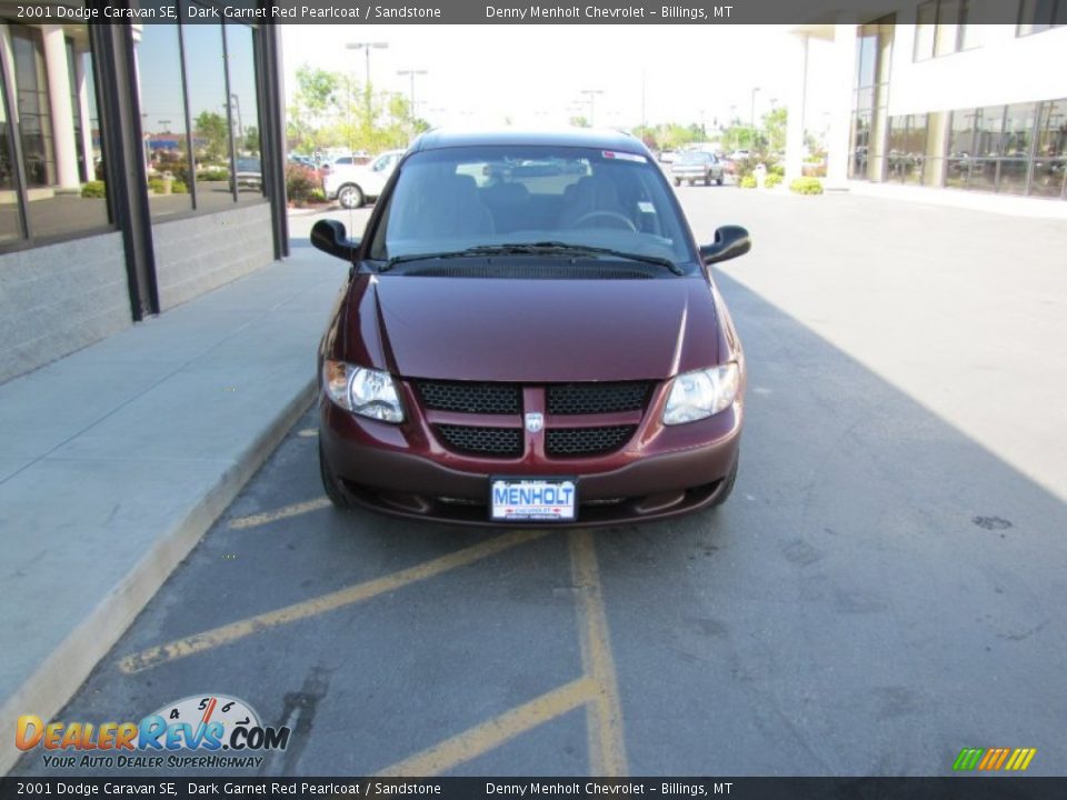 2001 Dodge Caravan SE Dark Garnet Red Pearlcoat / Sandstone Photo #22