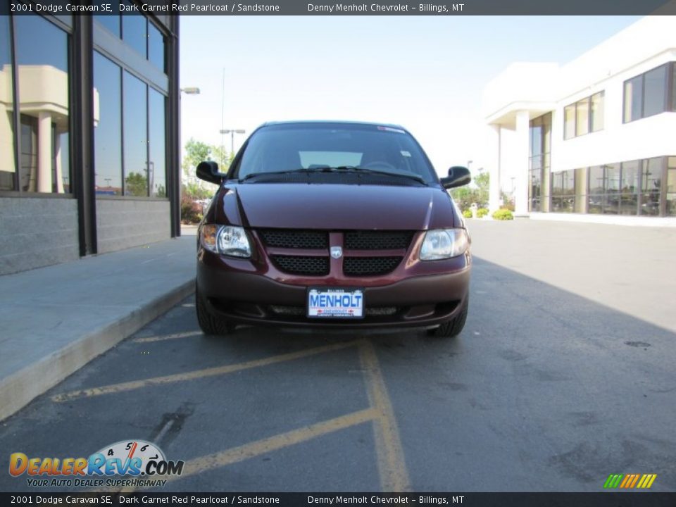 2001 Dodge Caravan SE Dark Garnet Red Pearlcoat / Sandstone Photo #23