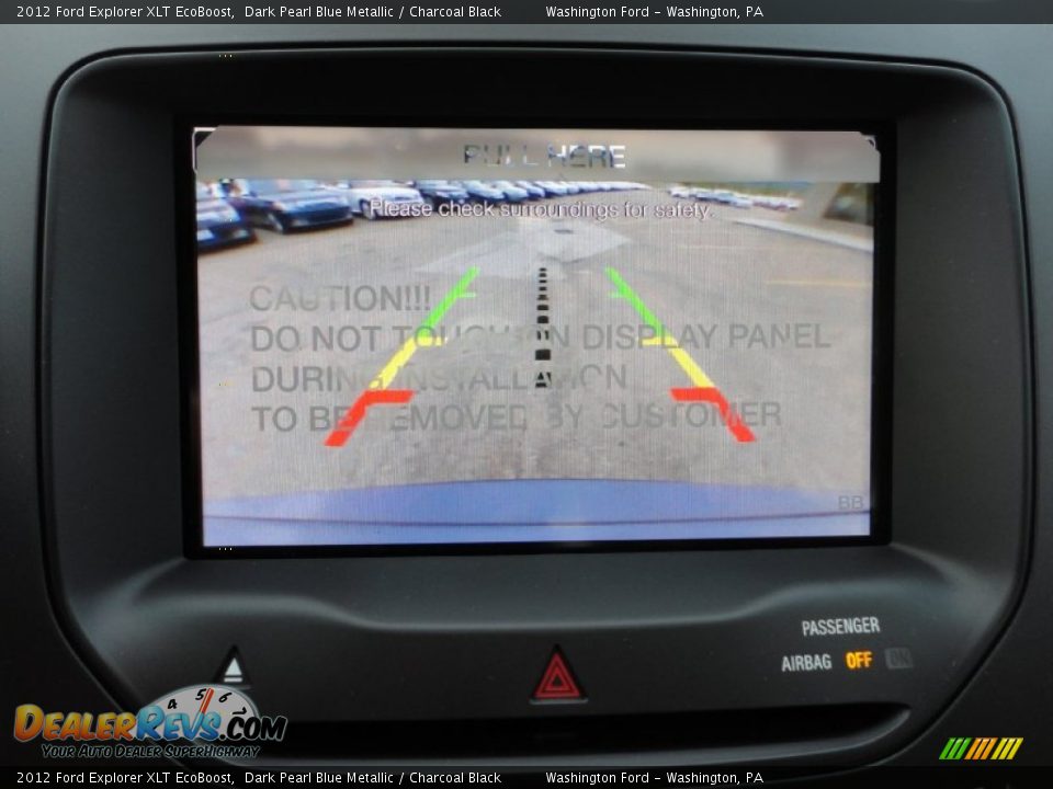 2012 Ford Explorer XLT EcoBoost Dark Pearl Blue Metallic / Charcoal Black Photo #17