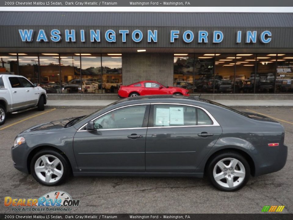 2009 Chevrolet Malibu LS Sedan Dark Gray Metallic / Titanium Photo #1