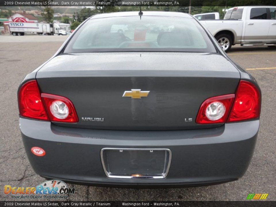 2009 Chevrolet Malibu LS Sedan Dark Gray Metallic / Titanium Photo #3