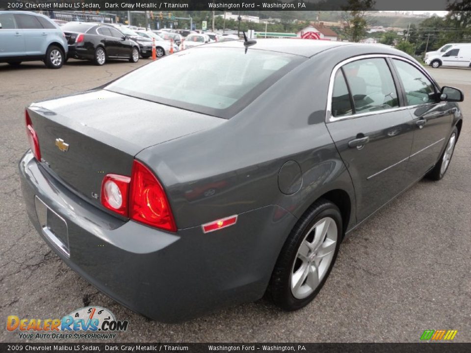 2009 Chevrolet Malibu LS Sedan Dark Gray Metallic / Titanium Photo #4