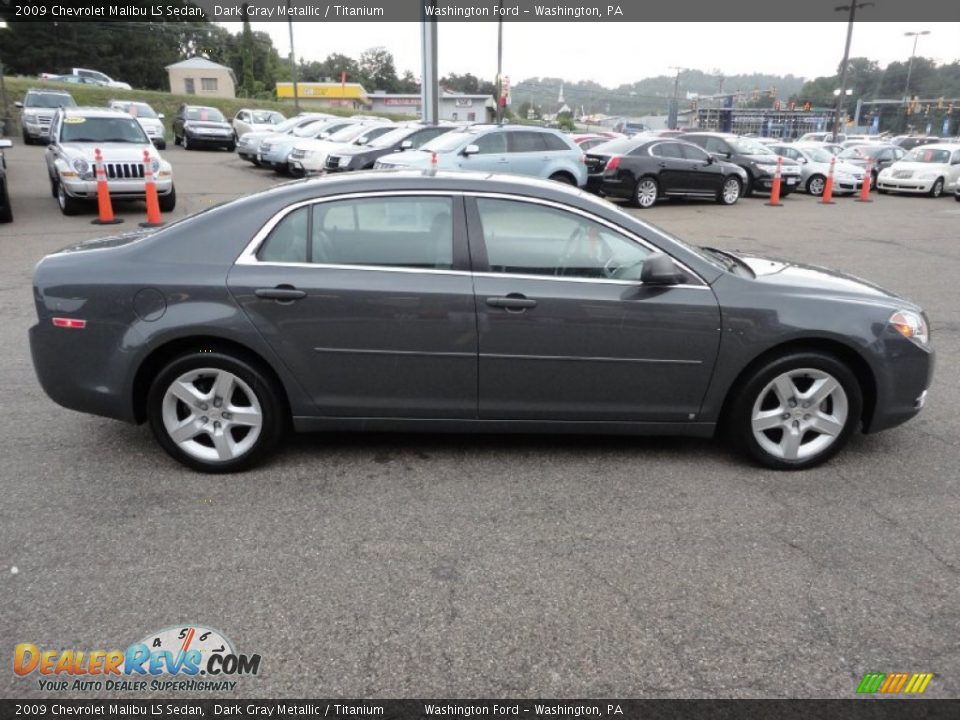 2009 Chevrolet Malibu LS Sedan Dark Gray Metallic / Titanium Photo #5
