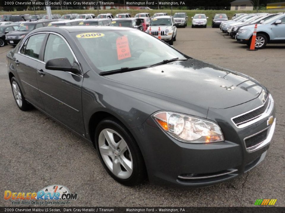 2009 Chevrolet Malibu LS Sedan Dark Gray Metallic / Titanium Photo #6