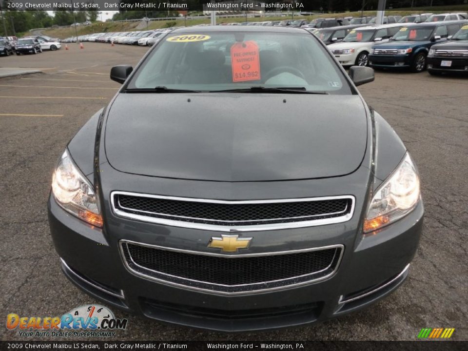 2009 Chevrolet Malibu LS Sedan Dark Gray Metallic / Titanium Photo #7
