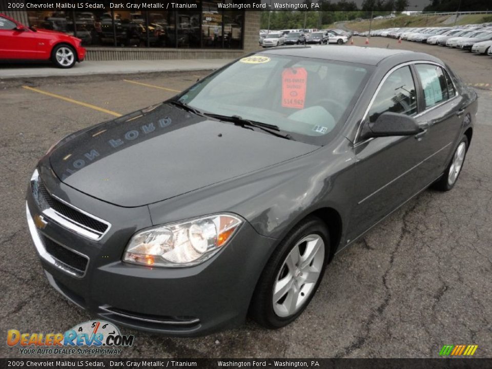 2009 Chevrolet Malibu LS Sedan Dark Gray Metallic / Titanium Photo #8