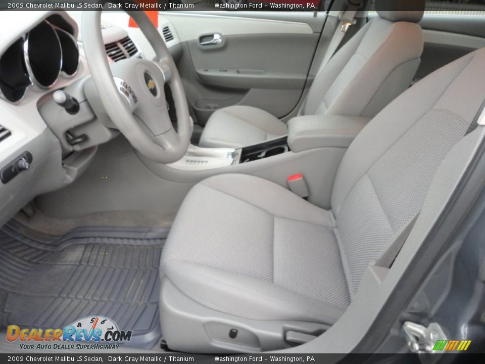 2009 Chevrolet Malibu LS Sedan Dark Gray Metallic / Titanium Photo #10