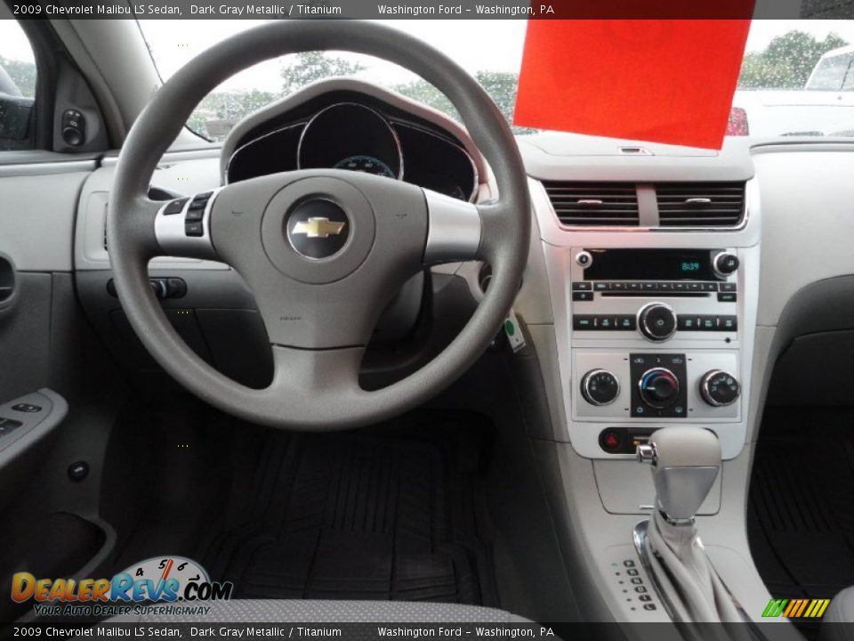 2009 Chevrolet Malibu LS Sedan Dark Gray Metallic / Titanium Photo #11