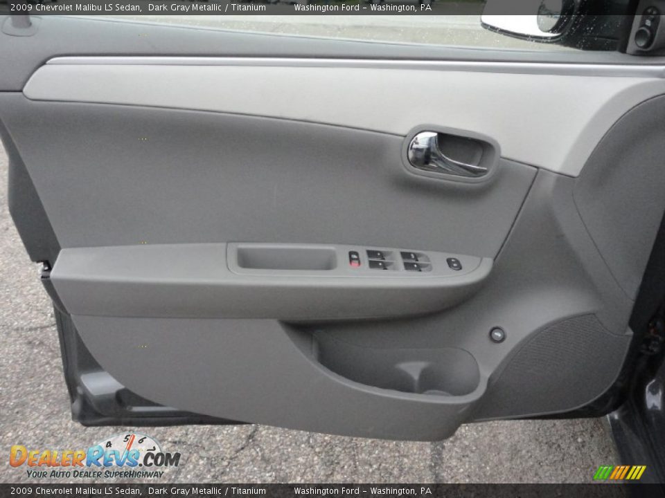 2009 Chevrolet Malibu LS Sedan Dark Gray Metallic / Titanium Photo #12