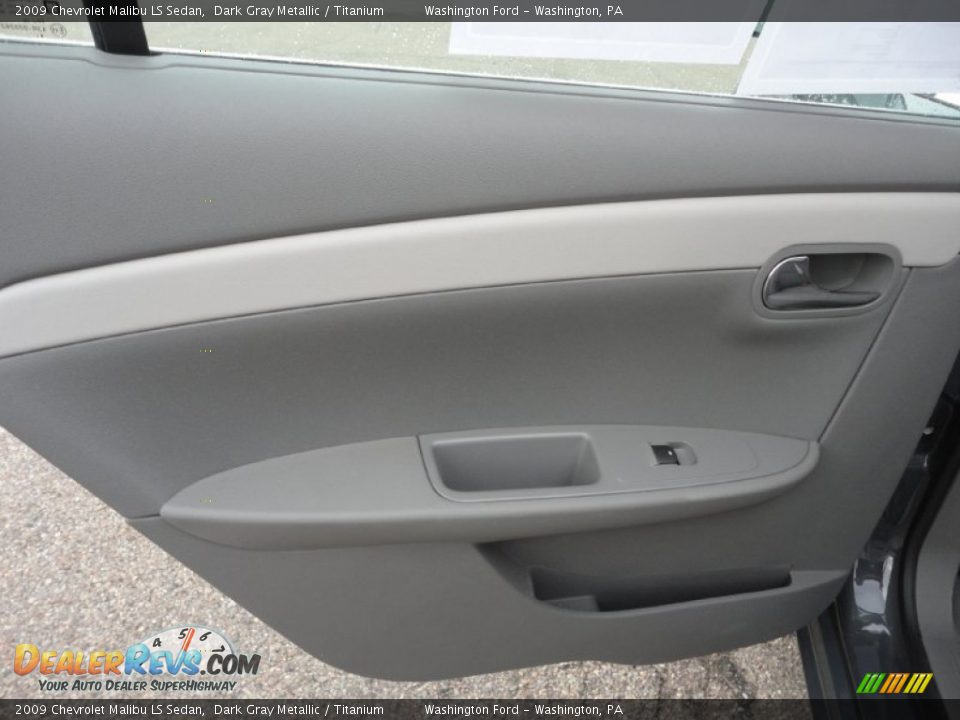2009 Chevrolet Malibu LS Sedan Dark Gray Metallic / Titanium Photo #13