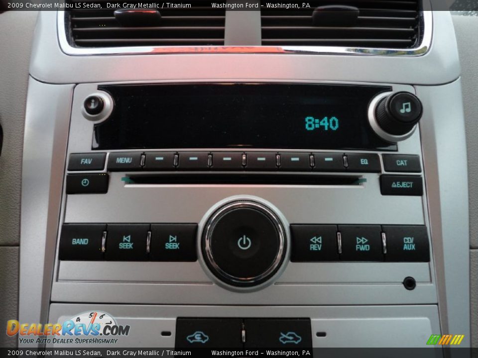2009 Chevrolet Malibu LS Sedan Dark Gray Metallic / Titanium Photo #18