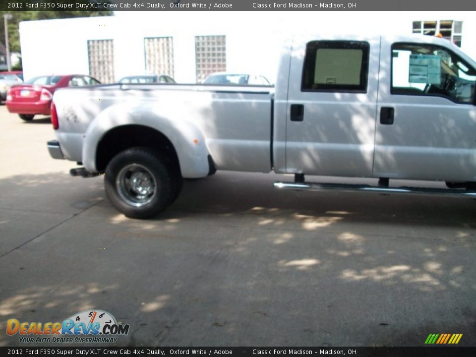 2012 Ford F350 Super Duty XLT Crew Cab 4x4 Dually Oxford White / Adobe Photo #5