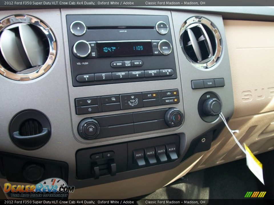 Controls of 2012 Ford F350 Super Duty XLT Crew Cab 4x4 Dually Photo #14