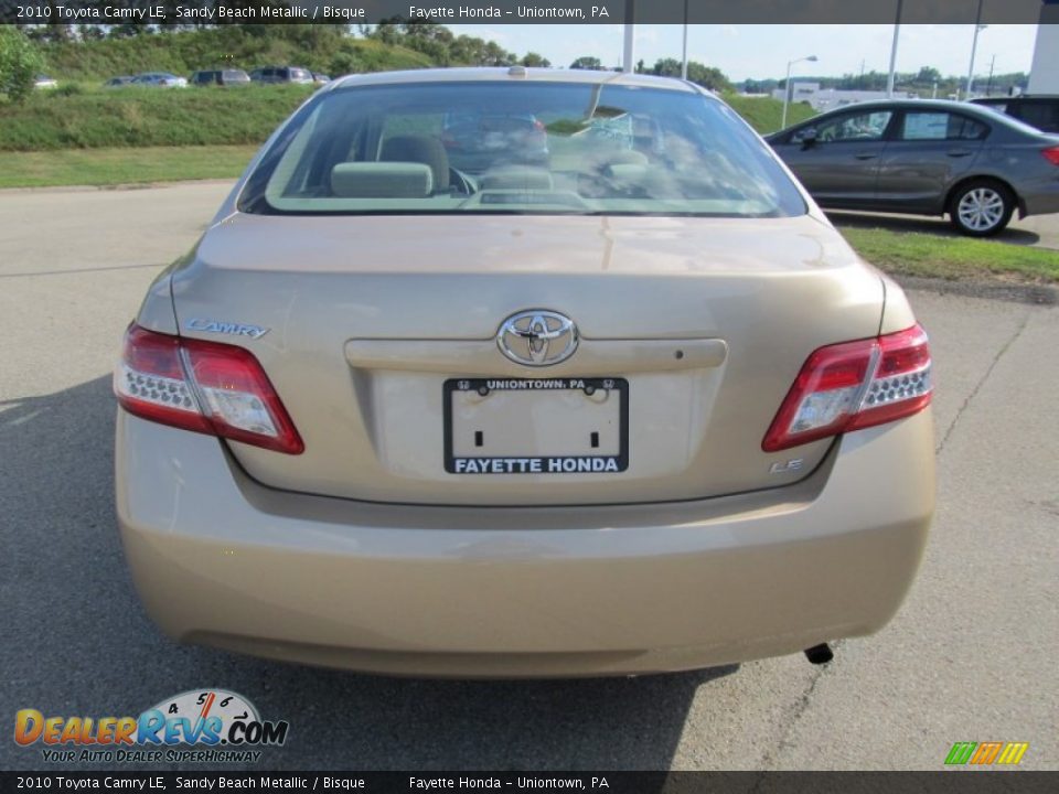 2010 Toyota Camry LE Sandy Beach Metallic / Bisque Photo #3
