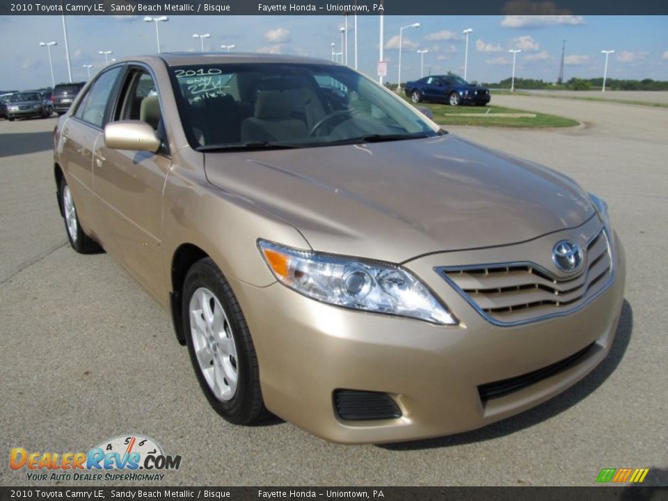 2010 Toyota Camry LE Sandy Beach Metallic / Bisque Photo #5