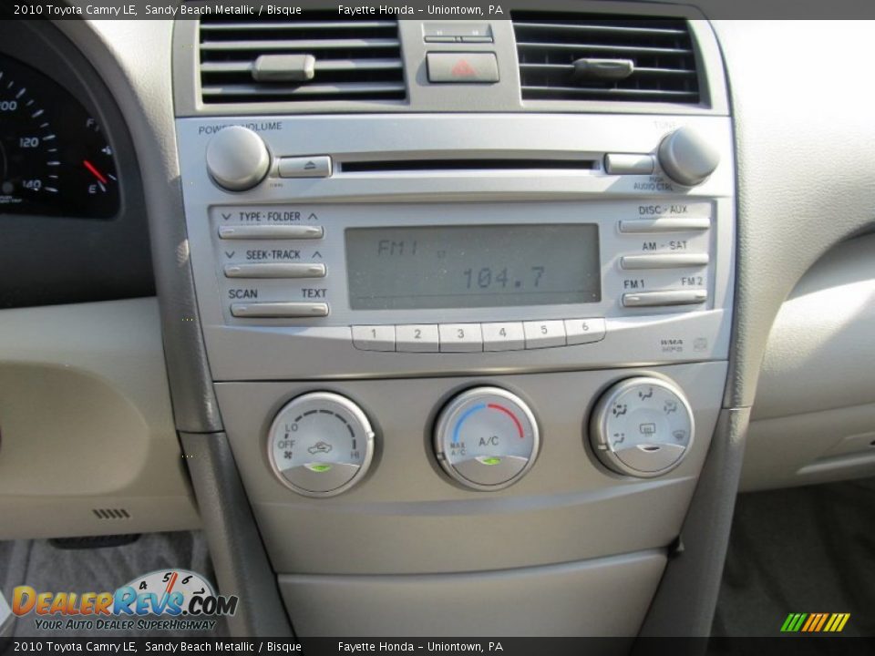 2010 Toyota Camry LE Sandy Beach Metallic / Bisque Photo #11