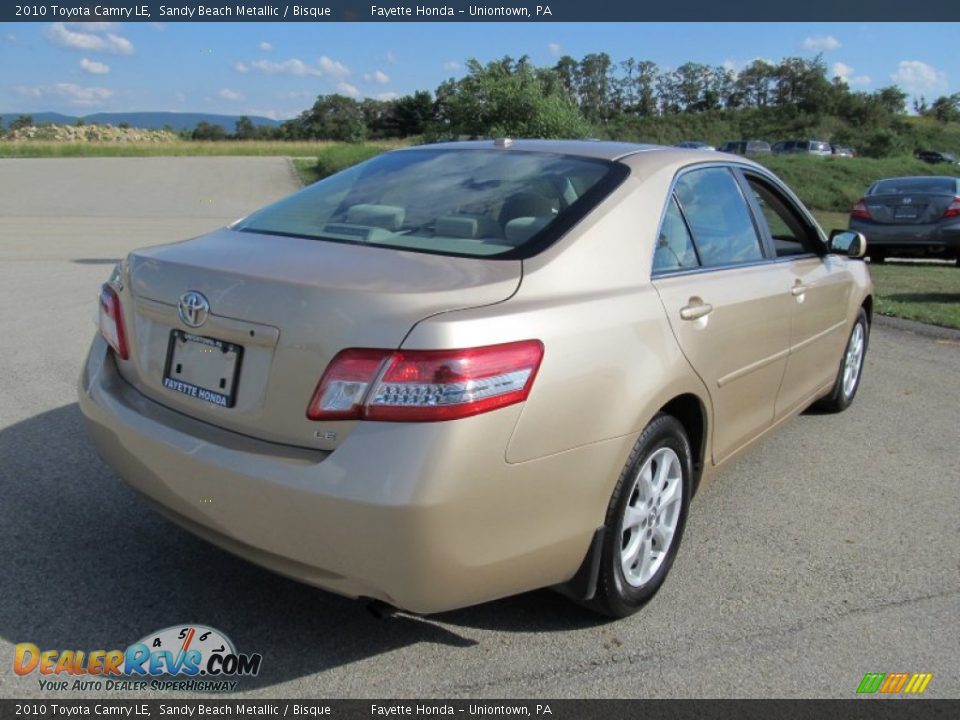 2010 Toyota Camry LE Sandy Beach Metallic / Bisque Photo #12