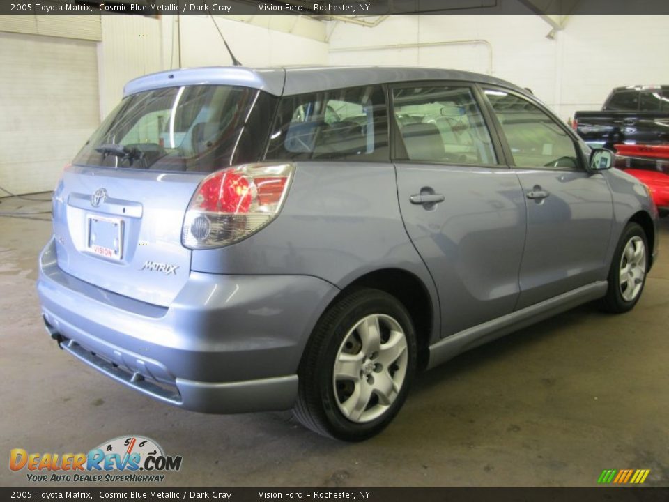 2005 Toyota Matrix Cosmic Blue Metallic / Dark Gray Photo #2