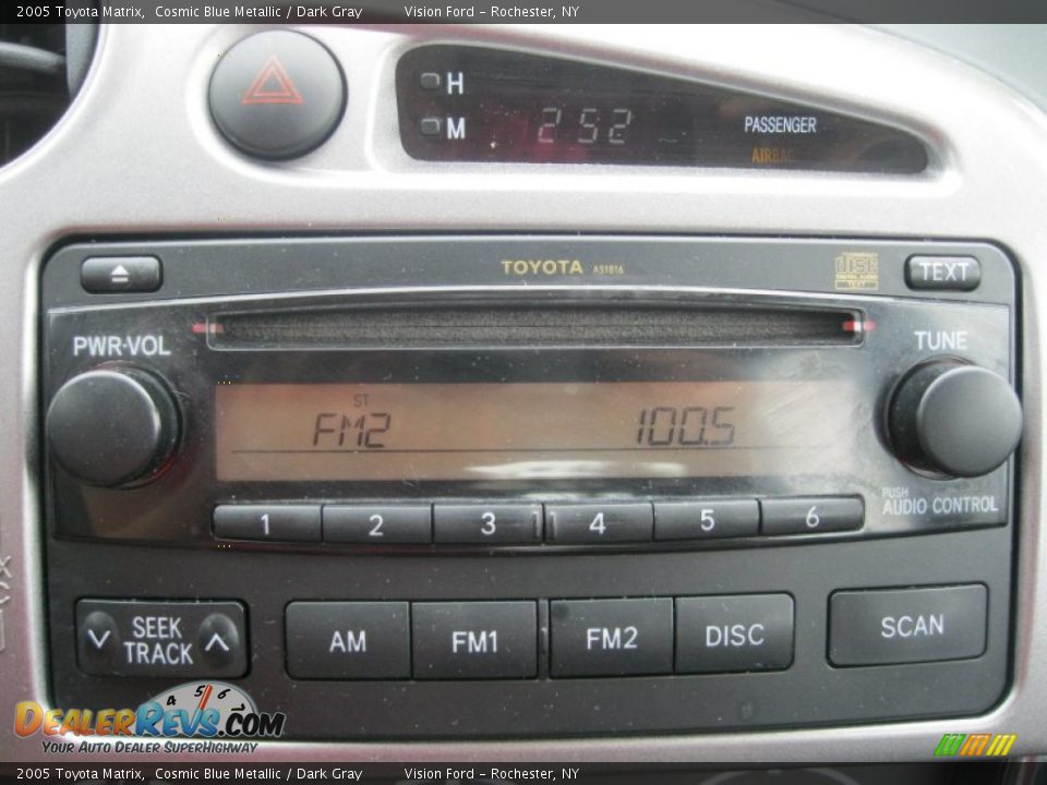 2005 Toyota Matrix Cosmic Blue Metallic / Dark Gray Photo #5