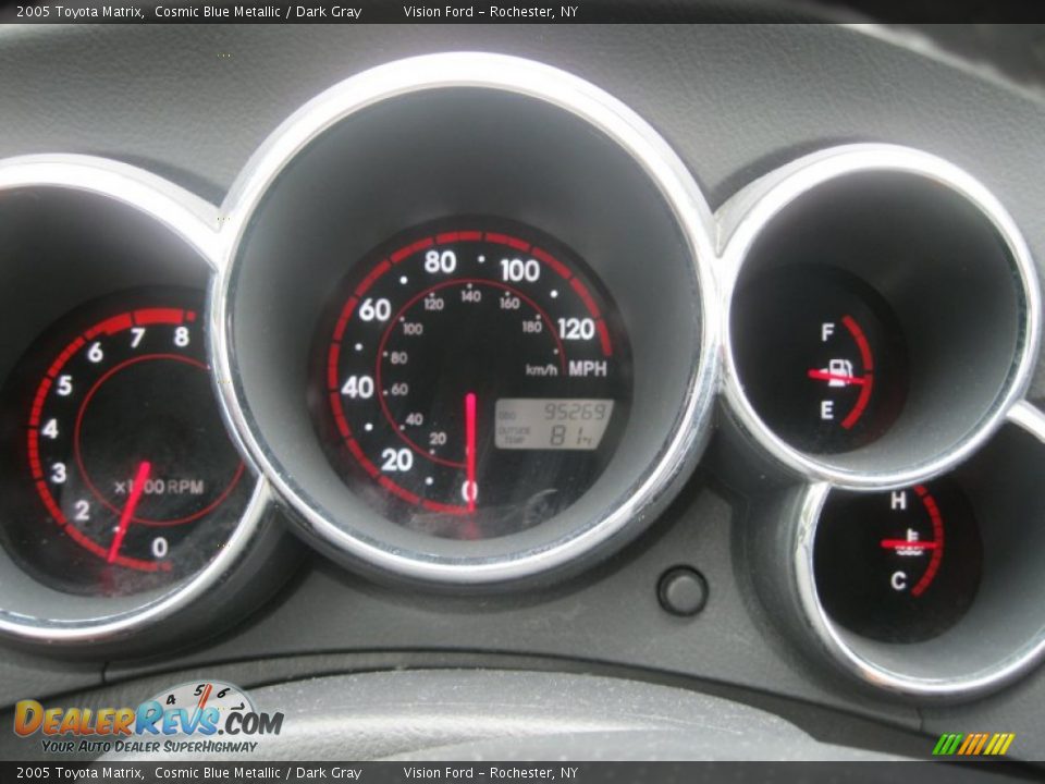 2005 Toyota Matrix Cosmic Blue Metallic / Dark Gray Photo #18