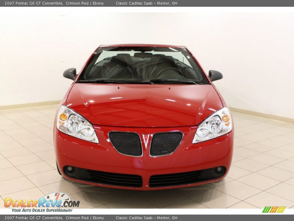 2007 Pontiac G6 GT Convertible Crimson Red / Ebony Photo #2