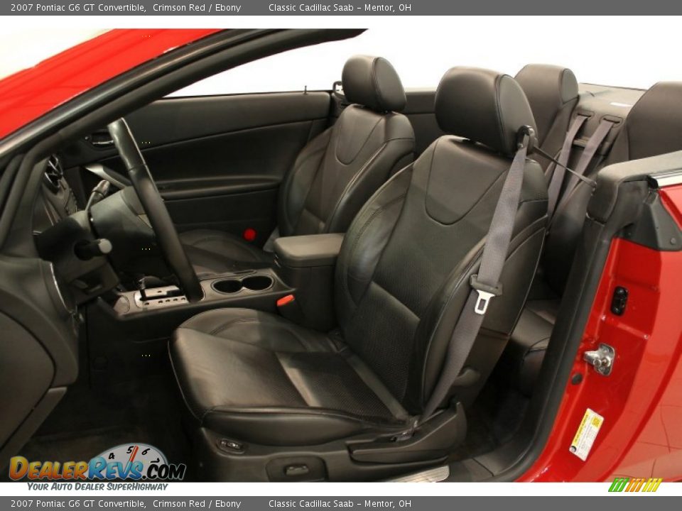 2007 Pontiac G6 GT Convertible Crimson Red / Ebony Photo #10