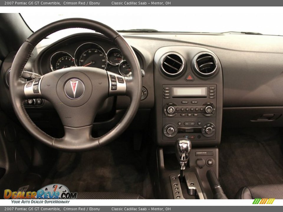 2007 Pontiac G6 GT Convertible Crimson Red / Ebony Photo #20