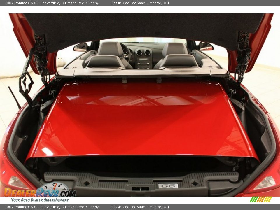 2007 Pontiac G6 GT Convertible Crimson Red / Ebony Photo #21